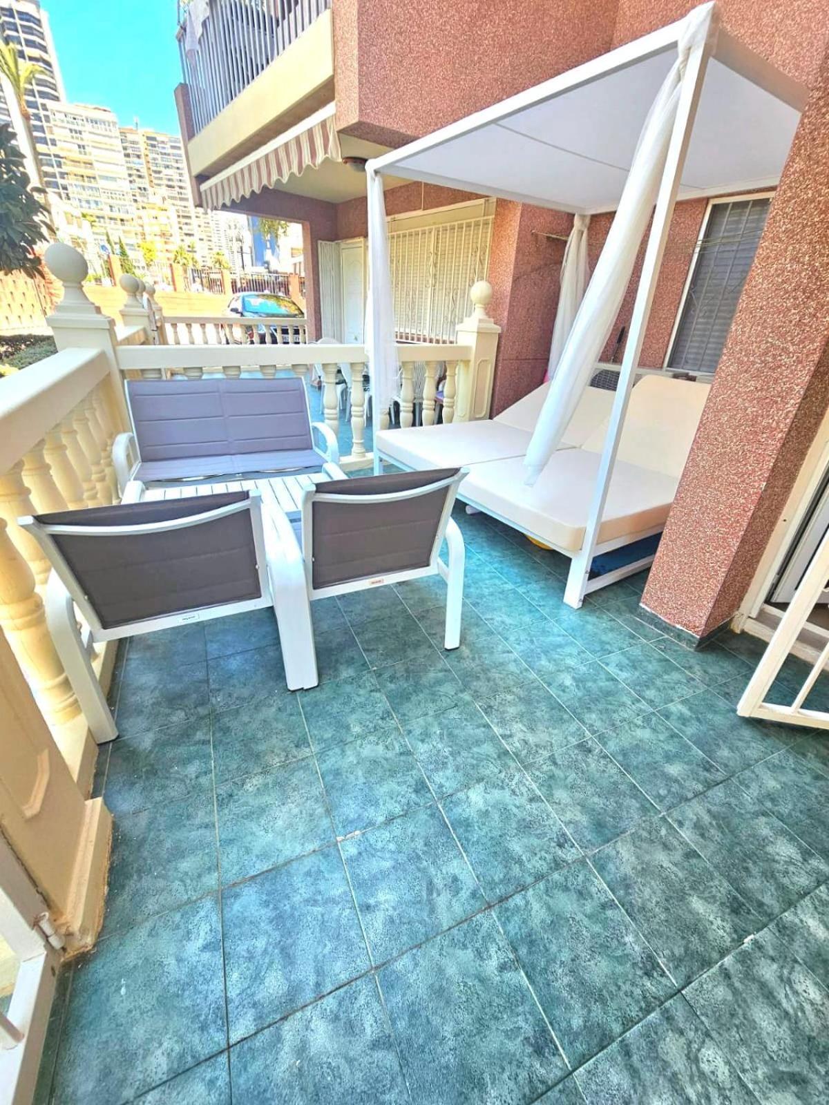 Super Terrace Levante Front Line Apartment Los Ranchos Self Check-In, Free Parking Бенідорм Екстер'єр фото